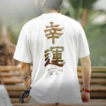Stratax Flag Print Tee – Lucky Color-Change Cotton That Turns Heads