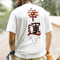 Stratax Flag Print Tee – Lucky Color-Change Cotton That Turns Heads